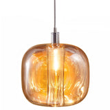 Cubie Pendant Light by Viso, Color: Amber, Clear, Smoke, , | Casa Di Luce Lighting