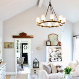 Arcadia Chandelier by Troy Lighting, Size: Small, Large, , | Casa Di Luce Lighting