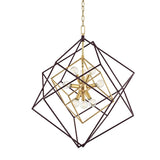 Aged Brass Roundout Сhandelier by Hudson Valley