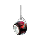 Beluga Pendant by Fabbian, Finish: Red, Size: Small, | Casa Di Luce Lighting