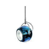Beluga Pendant by Fabbian, Finish: Blue, Size: Small, | Casa Di Luce Lighting