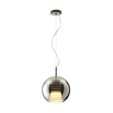 Beluga Royal Pendant by Fabbian, Finish: Titanium, Size: Medium, | Casa Di Luce Lighting
