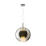 Beluga Royal Pendant by Fabbian, Finish: Titanium, Size: Large, | Casa Di Luce Lighting