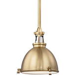 Massena Pendant by Hudson Valley, Finish: Brass Aged, Nickel Polished, Nickel Satin, White, Old Bronze-Mitzi, Size: Small, Medium, Large, | Casa Di Luce Lighting