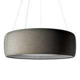 Light Grey Silenzio Pendant by Luceplan