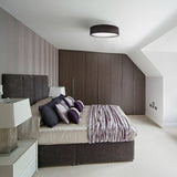 Dalton Flushmount by Kuzco, Finish: Beige, Black, Grey, White, Size: 16 Inch, 20 Inch, | Casa Di Luce Lighting