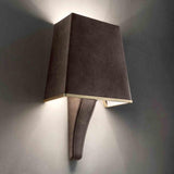 Darshan A2 G Wall Sconce by Masiero, Color: Burnished Brass + Leather 1-Masiero, Burnished Brass + Leather 5-Masiero, Shiny Chrome + Leather 4-Masiero, , | Casa Di Luce Lighting