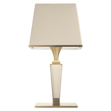 Darshan TL1 Table Lamp by Masiero, Color: Burnished Brass + Leather 1-Masiero, Burnished Brass + Leather 5-Masiero, Shiny Chrome + Leather 4-Masiero, , | Casa Di Luce Lighting