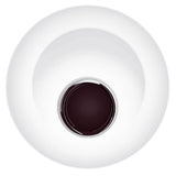 Dawn Wall-Ceiling Lamp by Kundalini, Finish: White + Black Chrome, Size: Large, | Casa Di Luce Lighting