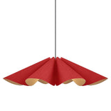 Delfina Pendant by Weplight, Color: Red, Size: X-Large, | Casa Di Luce Lighting