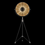 Black-Black/Gold Leaf Studio 63 Floor Lamp by Fortuny by Venetia Studium