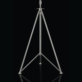Steel-Black/Silver Leaf Studio 76 Floor Lamp by Fortuny