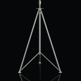 Steel-White/Silver Leaf Studio 76 Floor Lamp by Fortuny