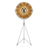 White-White/Gold Leaf Studio 76 Floor Lamp by Fortuny