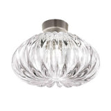 Diamante Ceiling Light by Vistosi, Color: Amber, Chrome, Light Option: LED, G9, E26, Size: Small, Medium, Large | Casa Di Luce Lighting
