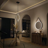 Darsky Pendant Light - Matte Black - Lifestyle