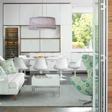 Solis Drum Pendant in dining room