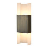 Ansa LED Wall Sconce by Cerno, Finish: Distressed Brass-Cerno, Color Temperature: 3500K, | Casa Di Luce Lighting