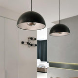 Dome Pendant Light by Seed Design, Finish: Matt Black, Chrome, Copper, White, Size: Medium, Large, | Casa Di Luce Lighting
