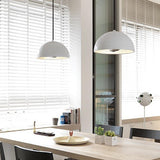 Dome Pendant Light by Seed Design, Finish: Matt Black, Chrome, Copper, White, Size: Medium, Large, | Casa Di Luce Lighting