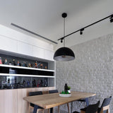 Dome Pendant Light by Seed Design, Finish: Matt Black, Chrome, Copper, White, Size: Medium, Large, | Casa Di Luce Lighting