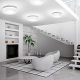 Drum Metal Wall-Ceiling Light by Ai Lati, Finish: Chrome, White, Size: Small, Medium, Large, | Casa Di Luce Lighting