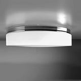 Drum Metal Wall-Ceiling Light by Ai Lati, Finish: Chrome, White, Size: Small, Medium, Large, | Casa Di Luce Lighting