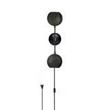 Plug-in Gunmetal Nur Reversed Wall Sconce - Dual Globe by Dounia Home