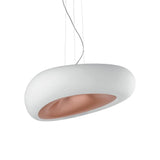 Dunia Pendant Light by Linea Light, Color: White, Pink Gold-Zafferano, Prismatic, , | Casa Di Luce Lighting