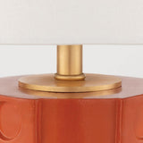 Athena Table Lamp by Mitzi, Finish: Burnt Orange/Gold Leaf Combo-Mitzi, Cream White/Gold Leaf Combo-Mitzi, Opal Grey/Gold Leaf Combo-Mitzi, , | Casa Di Luce Lighting