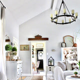 Arcadia Chandelier by Troy Lighting, Size: Small, Large, , | Casa Di Luce Lighting