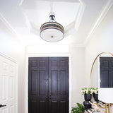 Gaines Pendant by Hudson Valley, Finish: Brass Aged, Nickel Polished, Aged Old Bronze-Hudson Valley, Historic Nickel-Hudson Valley, Size: Small, Medium, Large, | Casa Di Luce Lighting