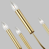 Brianna Chandelier by ED by Ellen DeGeneres, Finish: Nickel Polished, Burnished Brass, Number of Lights: 6, 9, 15, | Casa Di Luce Lighting