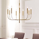 Brianna Chandelier by ED by Ellen DeGeneres, Finish: Nickel Polished, Burnished Brass, Number of Lights: 6, 9, 15, | Casa Di Luce Lighting