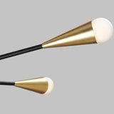 Jax Chandelier by ED by Ellen DeGeneres, Finish: Nickel Polished, Midnight Black, Burnished Brass, Number of Lights: 10, 12, | Casa Di Luce Lighting