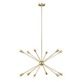 Jax Chandelier by ED by Ellen DeGeneres, Finish: Burnished Brass, Number of Lights: 12, | Casa Di Luce Lighting