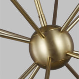 Jax Chandelier by ED by Ellen DeGeneres, Finish: Nickel Polished, Midnight Black, Burnished Brass, Number of Lights: 10, 12, | Casa Di Luce Lighting