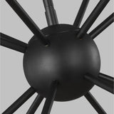 Jax Chandelier by ED by Ellen DeGeneres, Finish: Nickel Polished, Midnight Black, Burnished Brass, Number of Lights: 10, 12, | Casa Di Luce Lighting