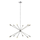 Jax Chandelier by ED by Ellen DeGeneres, Finish: Nickel Polished, Number of Lights: 12, | Casa Di Luce Lighting