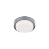 Bailey Outdoor Flushmount by Kuzco, Finish: Grey, Size: Small, | Casa Di Luce Lighting