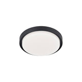 Bailey Outdoor Flushmount by Kuzco, Finish: Black, Size: Medium, | Casa Di Luce Lighting