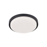 Bailey Outdoor Flushmount by Kuzco, Finish: Black, Grey, Size: Small, Medium, Large, | Casa Di Luce Lighting