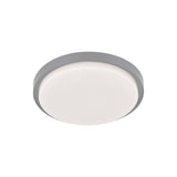 Bailey Outdoor Flushmount by Kuzco, Finish: Black, Grey, Size: Small, Medium, Large, | Casa Di Luce Lighting