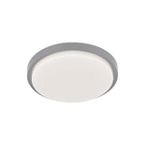 Bailey Outdoor Flushmount by Kuzco, Finish: Grey, Size: Large, | Casa Di Luce Lighting