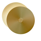Eclipse Wall Light By CVL, Finish: Satin Brass & Satin Brass