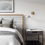 Jane Task Wall Light by ED by Ellen DeGeneres, Finish: Midnight Black, White Matte, Number of Lights: 1, 2, | Casa Di Luce Lighting