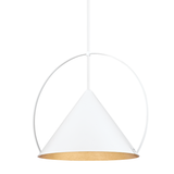 Mari Pendant By Troy Lighting, Size: Large, Finish: Gold Leaf / Soft White