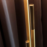 Ellis Floor Lamp by CVL, Shade: Drop Paper 100-CVL, Drop Paper 101-CVL, Drop Paper 103-CVL, Finish: Satin/Polished Brass-CVL, Satin/Polished Graphite-CVL, Satin/Polished Nickel-CVL, Satin/Polished Copper-CVL, | Casa Di Luce Lighting