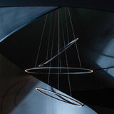 Ellisse Triple Pendant by Nemo, Finish: White, Black, Gold Painted, Polished Aluminium, Gold Polished Anodized, Color Temperature: 2700K, 3000K, | Casa Di Luce Lighting