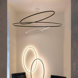 Ellisse Double Pendant Light by Nemo, Finish: White, Black, Gold Painted, Polished Aluminium, Gold Polished Anodized, Color Temperature: 2700K, 3000K, | Casa Di Luce Lighting